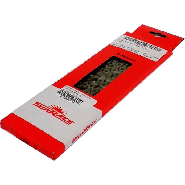 Afbeelding laden in galerijviewer, Sunrace CNM94 - Ketting 9-speed 116L - Grijs

