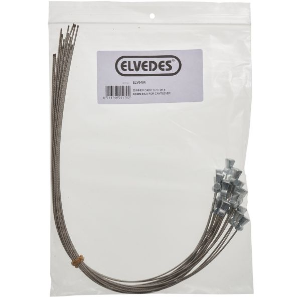Afbeelding laden in galerijviewer, Elvedes cable systems bv rvs cantilever binnenkabel ø1.5 mm l=400mm (20 stuks in zakje)
