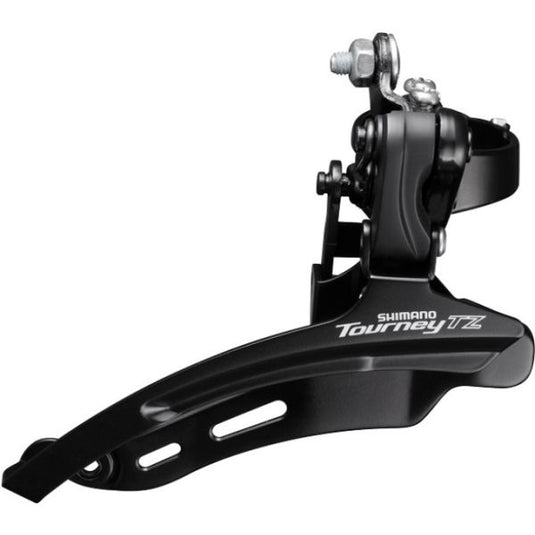 Shimano voorderailleur tourney tz fd-tz510 - 6 7 speed - down swing - hoge klem ø28,6 mm - 48t
