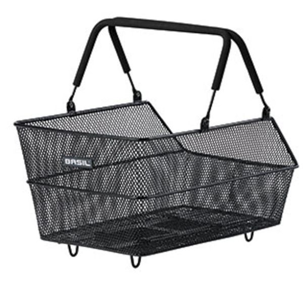 Afbeelding laden in galerijviewer, Basil fietsmand cento s met mik bevestiging 7 liter 31 x 21 x 11 cm - zwart
