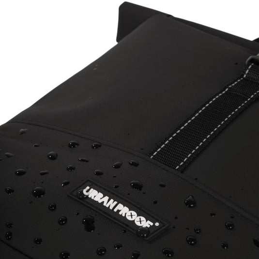 Urbanproof tas double roll up recycle 38l zwart