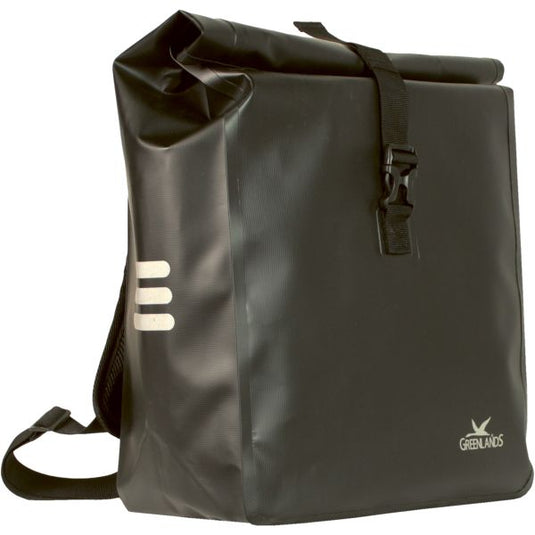 Greenlands 100% waterproof rugzak fietstas 23 liter 31 x 50 x 15 cm - zwart