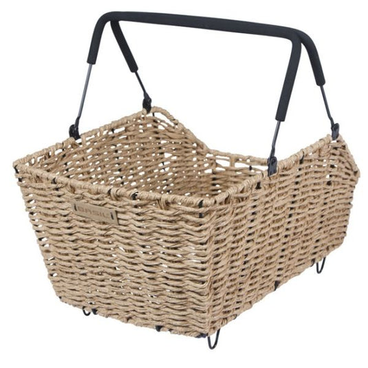 Basil fietsmand cento rattan look multi system 40 x 25 x 12 cm - seagrass