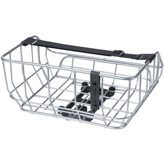 Basil Portland - fietsmand MIK – achterop – chroom