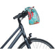 Basil Bloom Field fietshandtas - Duurzaam, waterdicht, blauw