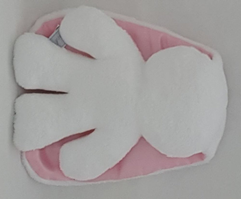 Afbeelding laden in galerijviewer, Snuggle bunny wit met roze oren. 26 cm | 2 stuks
