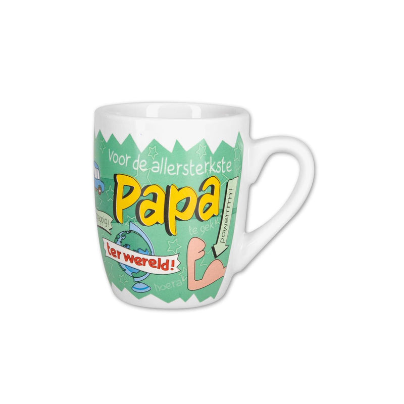 Afbeelding laden in galerijviewer, Paperdreams cartoonmok - papa 2 - keramiek 440ml
