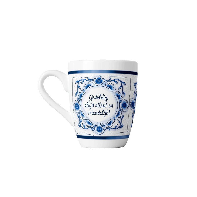Afbeelding laden in galerijviewer, Paperdreams delfts blauwe mok - oma - keramiek 440ml
