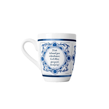 Paperdreams delfts blauwe mok - ochtendhumeur - keramiek 440ml