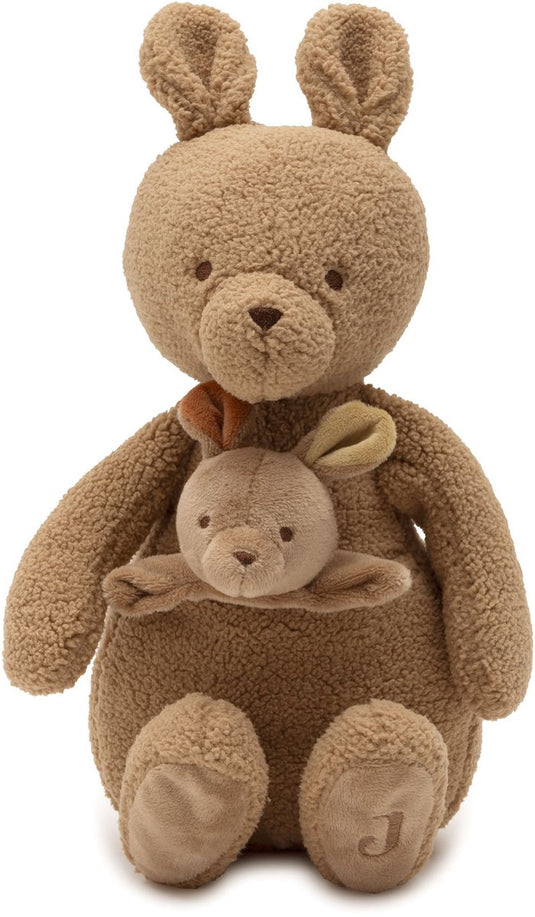 Jollein knuffel kangaroo - kangaroots - zachte stof