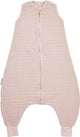 Meyco baby uni baby zomer slaapoverall jumper - pre-washed hydrofiel - soft pink - 80cm - 0.5 tog