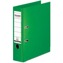 Ordner falken chromocolor a4 80 mm karton, pp (polypropeen) lichtgroen 1 stuk