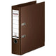 Ordner falken chromocolor a4 80 mm karton, pp (polypropeen) bruin 2-rings 1 stuk