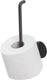 Tiger tune - reserverolhouder - zonder boren - zelfklevend 3m tape - zwart metaal geborsteld zwart - gunmetal black