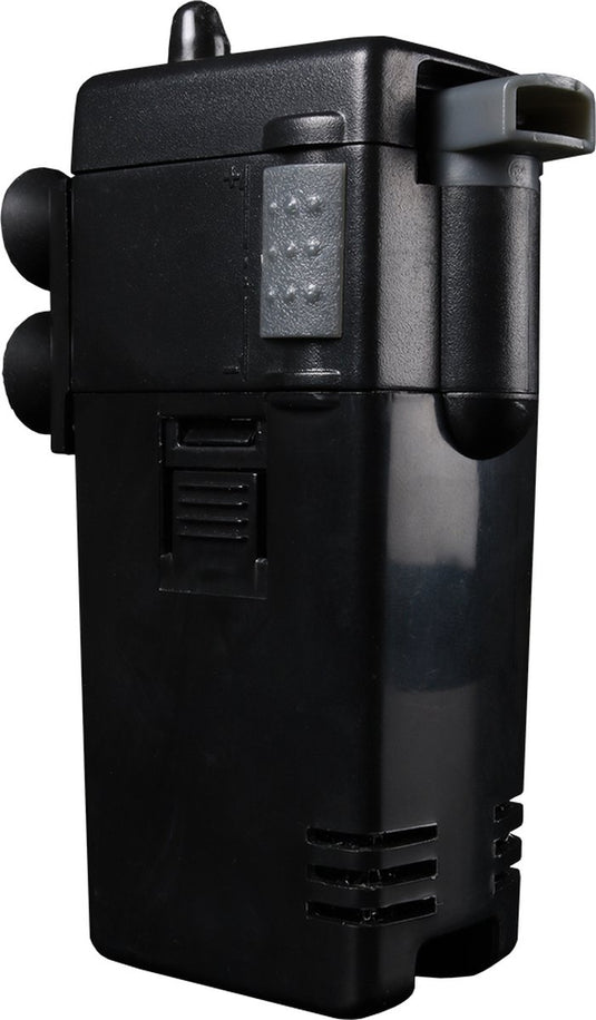 Aqua della aqua binnenfilter - aquariumfilter tot 40 liter - 80 l u - 10x14cm - donkergrijs