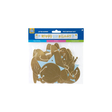 Paperdreams papaerdreams letter banner 'happy 1st birthday' 250cm karton