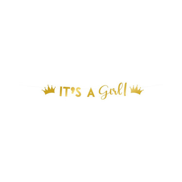 Paperdreams letter banner - it's a girl! 17x250cm