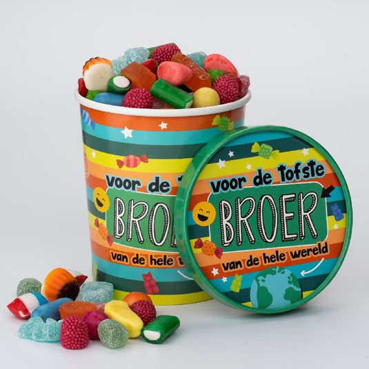 Paperdreams snoepbeker ã˜12x14cm - broer