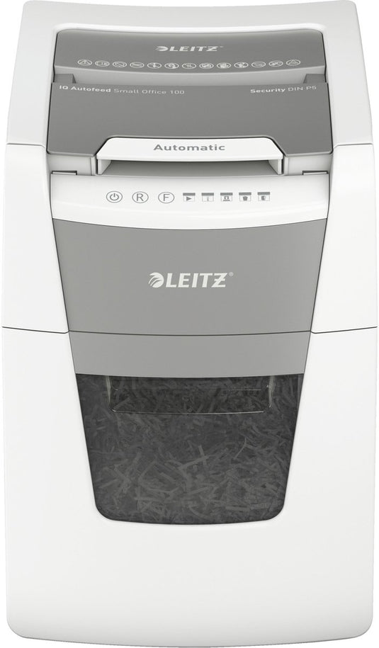 Leitz papierversnipperaar iq wit