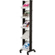 Mobiele folderhouder paperflow corner a4 5 legborden zilver