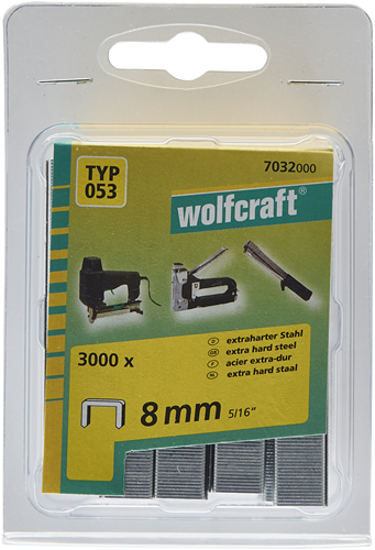 Afbeelding laden in galerijviewer, Wolfcraft breedrugnieten | type 053 | staal | 8mm | 3000 stuks - 7032000
