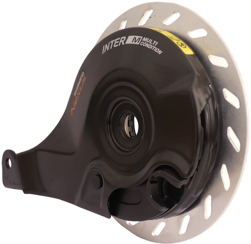 Afbeelding laden in galerijviewer, Shimano Rollerbrake achter Nexus BR-C3000-R 8,2mm 3 8 standaard remkracht zwart
