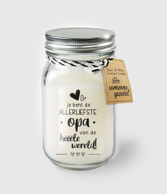Paperdreams black white scented candles - opa