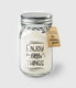 Paperdreams black white scented candles - enjoy the little things