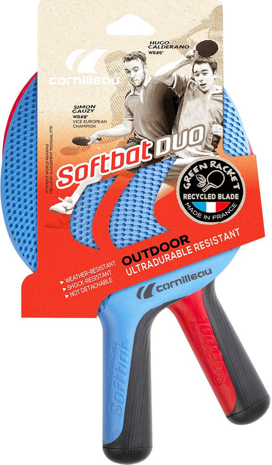Cornilleau softbat duo set - tafeltennisset outdoor