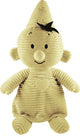 Bumba corduroy knuffel - zachte gele corduroy pluche knuffel - 35 cm