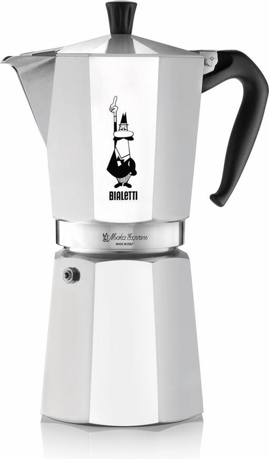 Bialetti moka express 18 kops – espressopot – aluminium – 810 ml