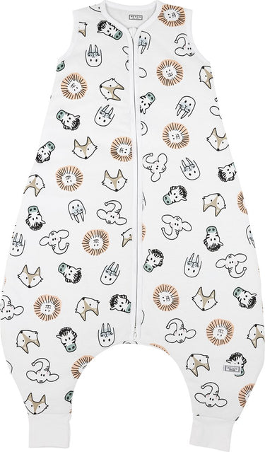 Meyco baby animal baby winter slaapoverall jumper - multicolour - 104cm - 2.0 tog