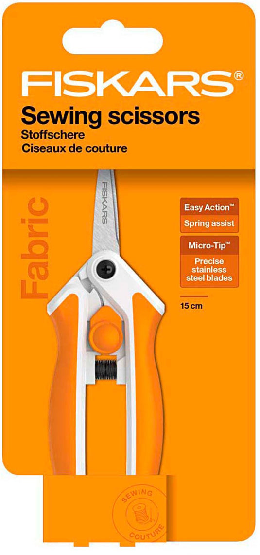 Creativ company fiskars soft-touch schaar micro spids - 15cm
