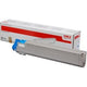 Tonercartridge oki 45536413 geel