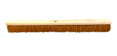Kamerbezem kokos plat hout (100cm)