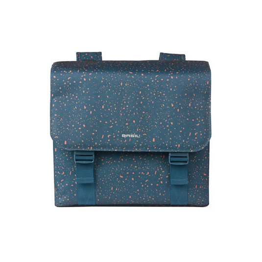 Basil dubbele fietstas flair 35 liter - navy