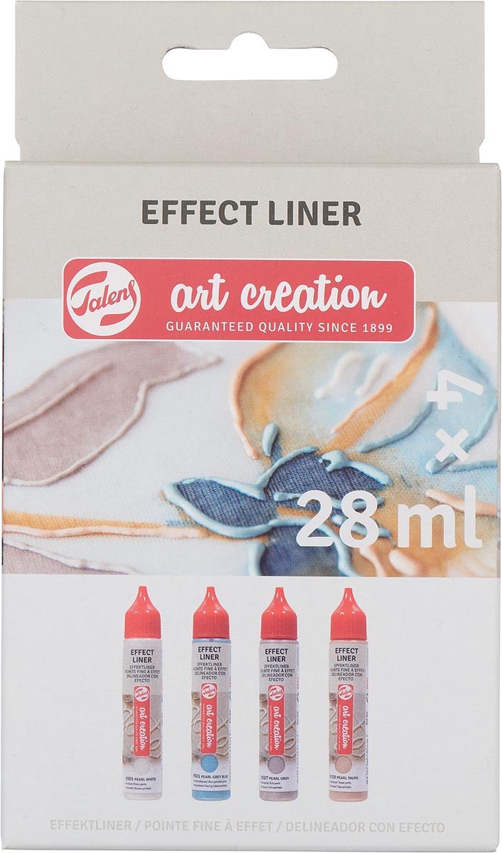 Afbeelding laden in galerijviewer, Talens art creation effektliner set 4x28ml specialtiesparel
