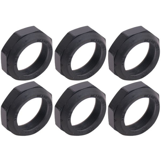 Bofix balhoofdbovenmoer zwart 6 stuks 1 1 8 295741
