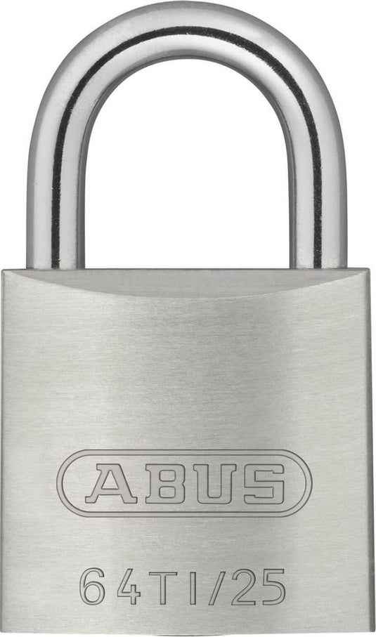 Abus Hangslot Titalium 64TI 25 Grijs - 25mm
