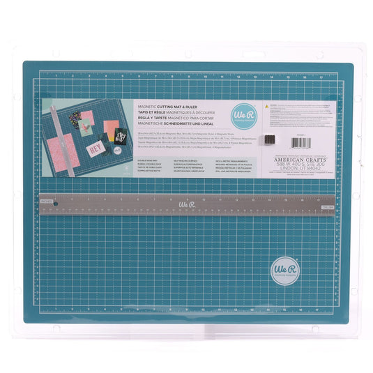 We r makers • magnetic cutting mat ruler