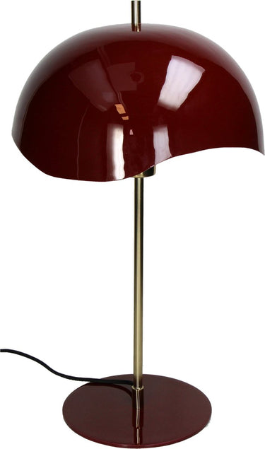Hd collection tafellamp metaal rood 30x30x56cm