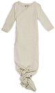 Lodger hopper - newborn slaapzak - creme - 0.3 tog - 62cm - biologisch katoen - hydrofiel - slaapzak baby