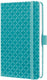Sigel - notitieboek - jolie flair - a5 - hardcover - 174 pagina's - lijn - 80 grams papier - aqua groen - si-jn103