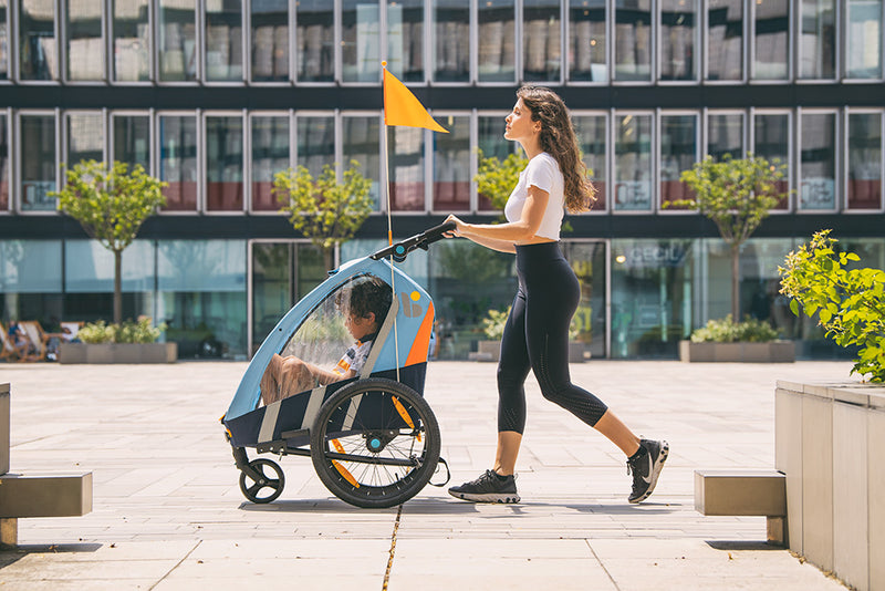 Afbeelding laden in galerijviewer, Bellelli kinder fietskar 2 in 1 trailblazer
