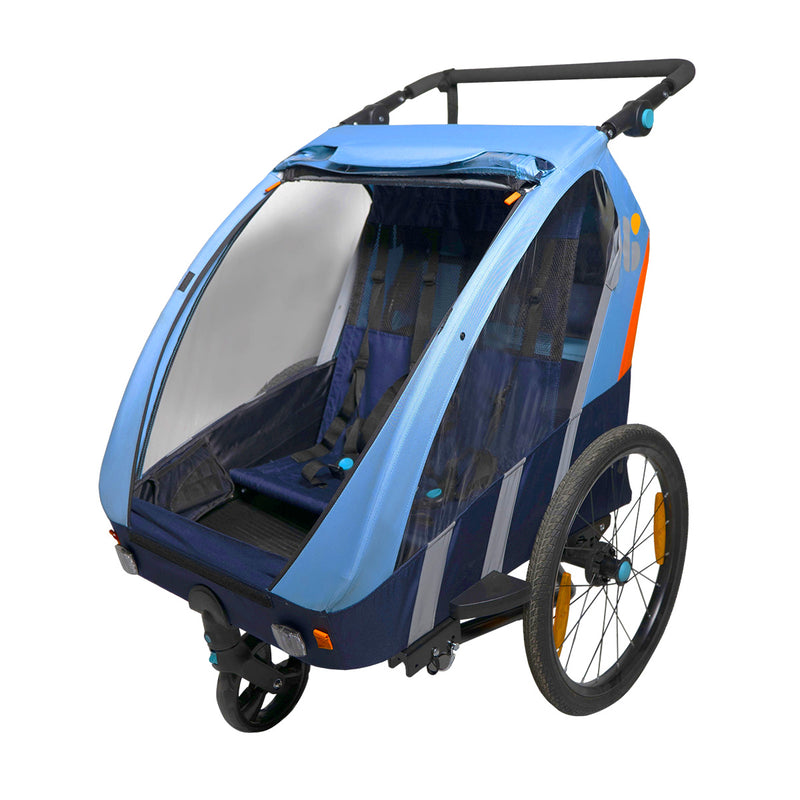 Afbeelding laden in galerijviewer, Bellelli kinder fietskar 2 in 1 trailblazer
