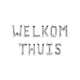 Paperdreams folie ballon letterslinger - welkom thuis