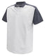 Dassy polo shirt cesar katoen wit grijs l