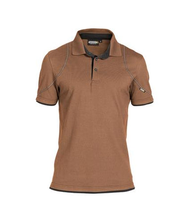 Dassy polo orbital bruin grijs xxl