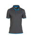 Dassy polo orbital grijs azuurblauw xs