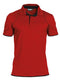 Dassy polo orbital rood zwart xs